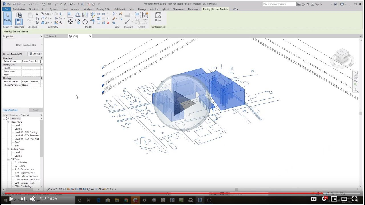 A glimpse of using Rhino inside Revit