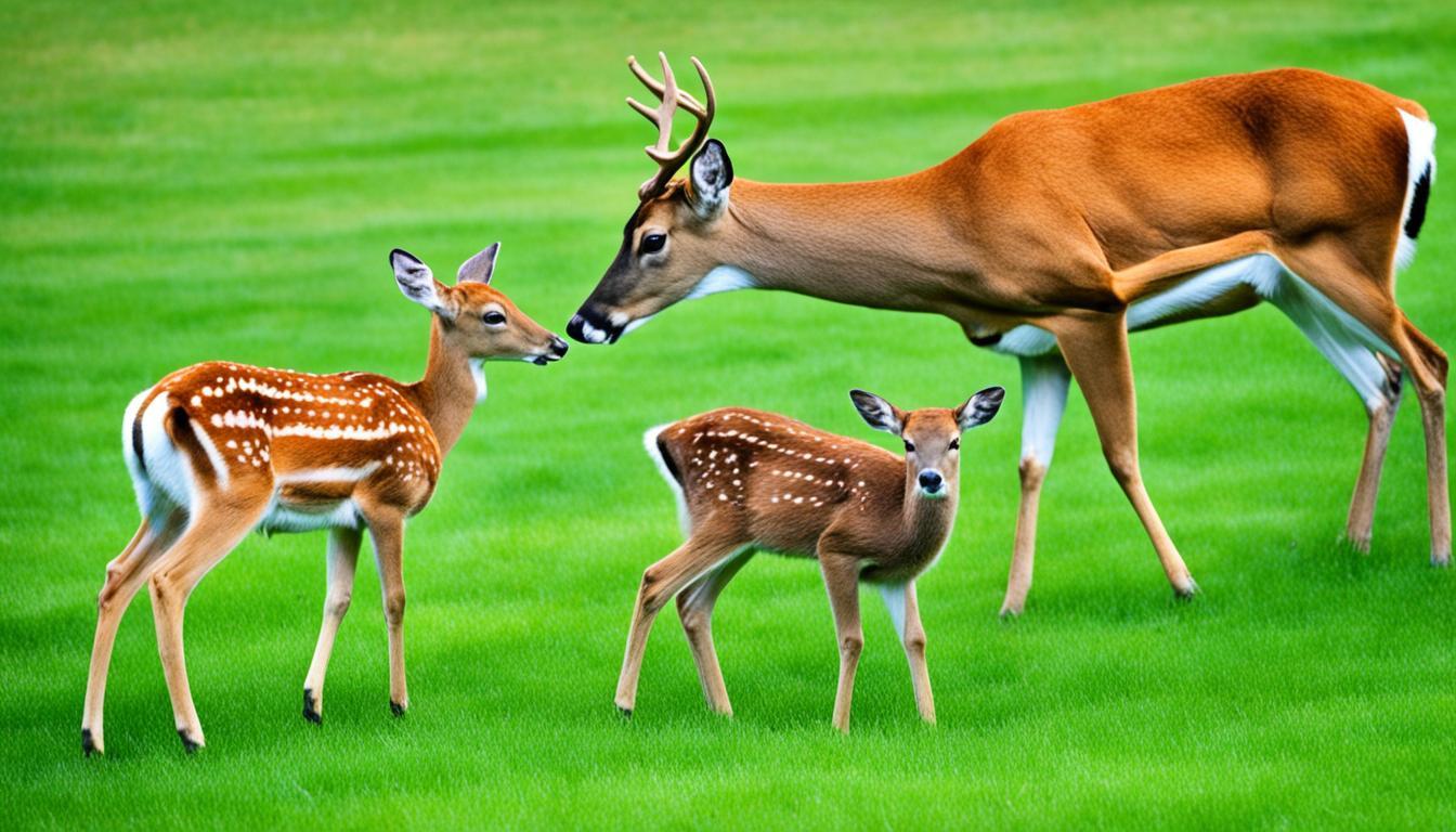 Deer and domestic animal interactions