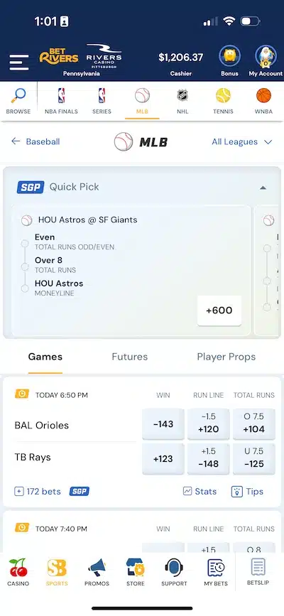 BetRivers Sportsbook App