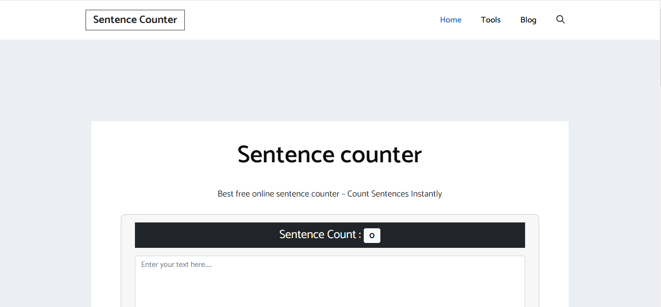 Sentence-Counter.com