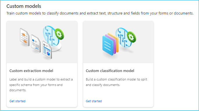 Custom documents Azure