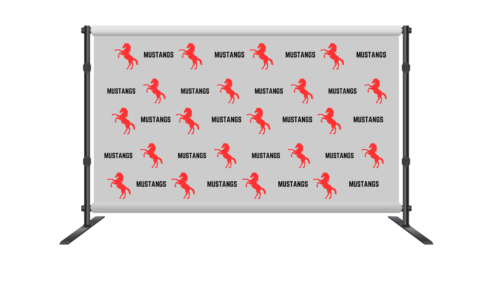  Custom step and repeat banner template from MissionPrint.com