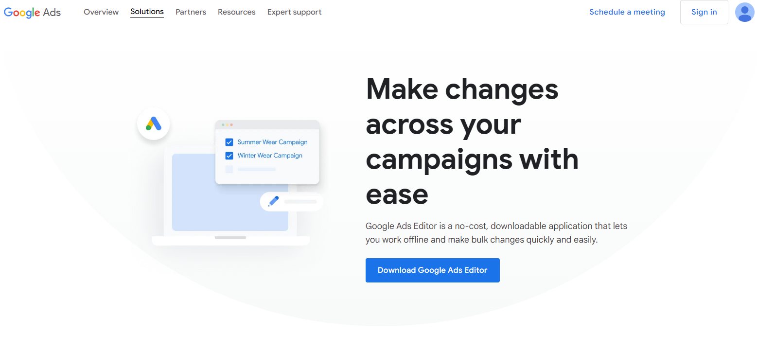 Google Ads Editor