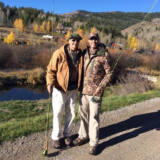 Rob Riggle with his father