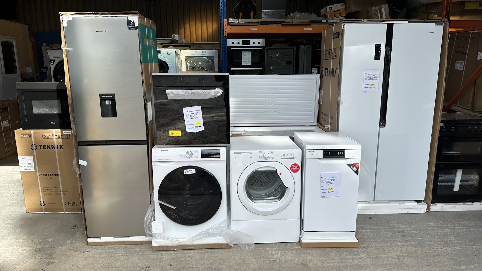 This is an image of some of the appliances 