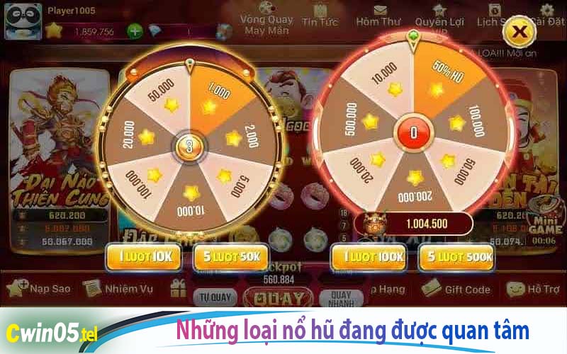 Những thể loại nổ hũ đang được quan tâm đến