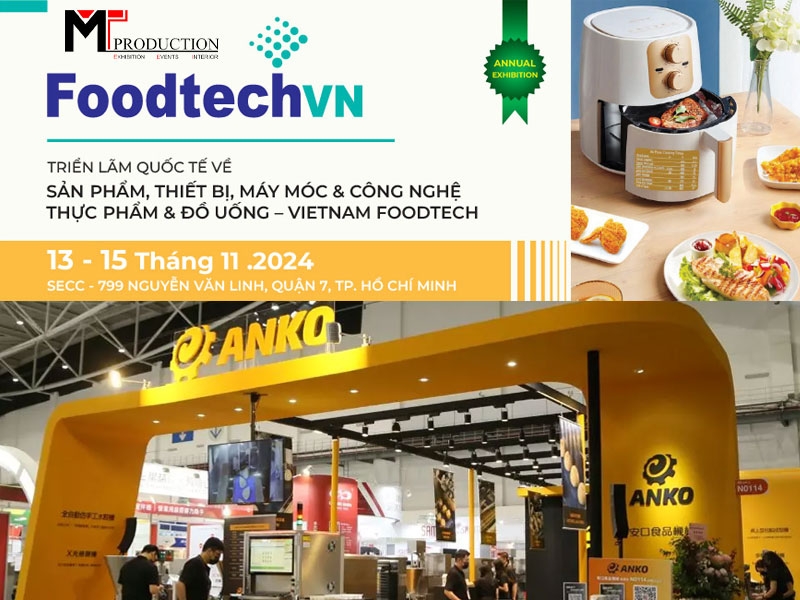 Thi công gian hàng triển lãm Vietnam FoodTech 2024