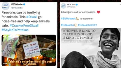 Double Standards of PETA in Social Media Posts