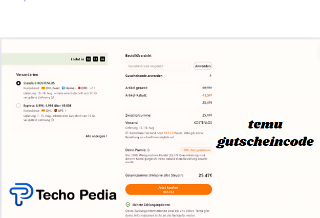 Temu Gutscheincode