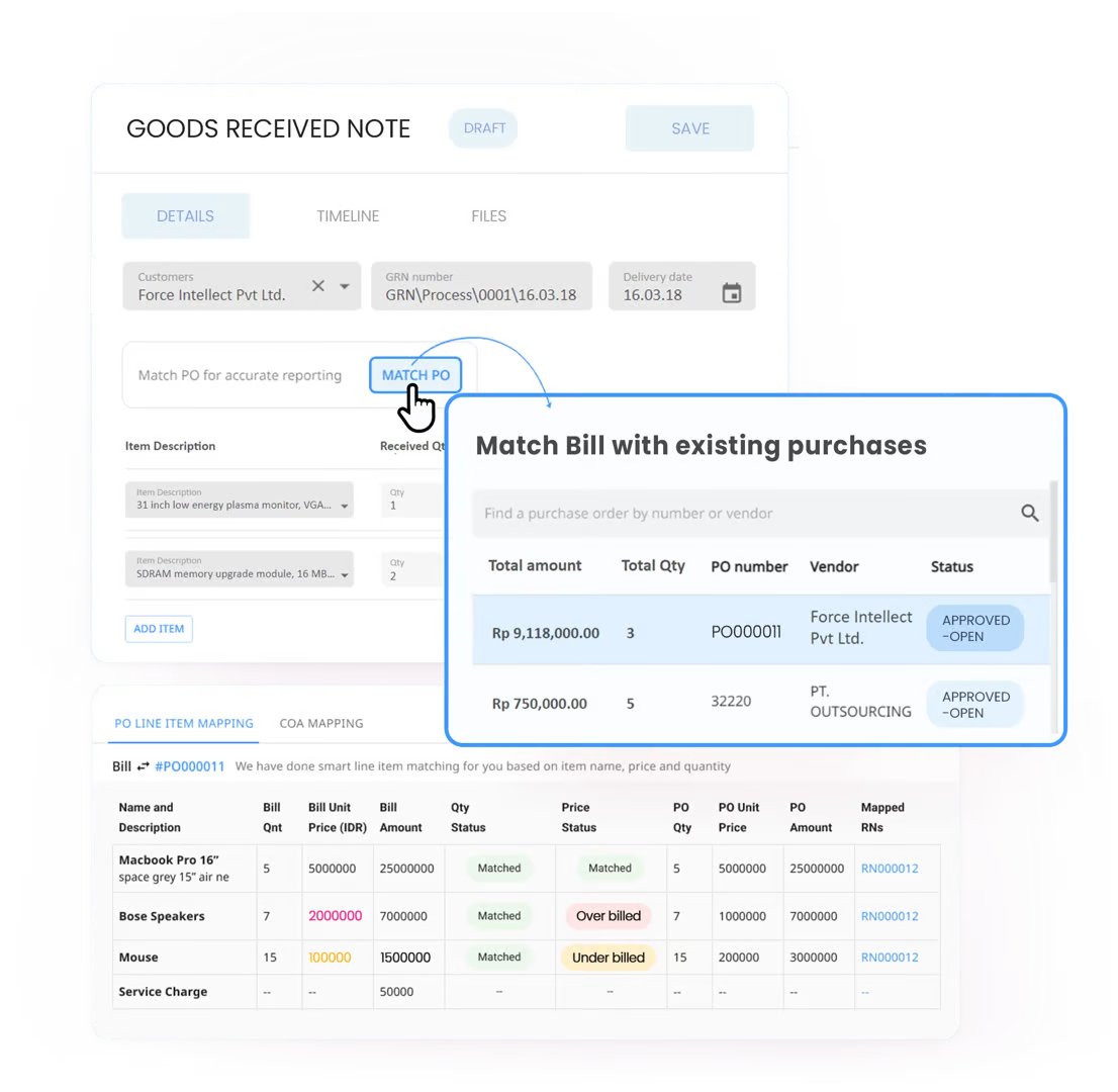 procure-to-pay software invoice matching