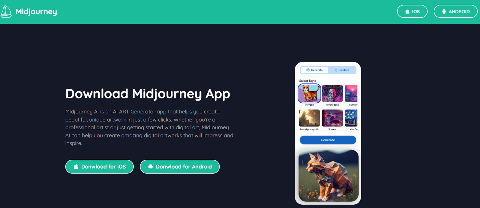 midjourney ai art program