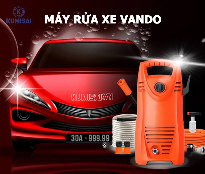 Máy rửa xe Vando – Giật mình bật ngửa khi biết công năng