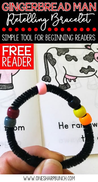Gear up for Christmas in the classroom with this FREE Gingerbread Man emergent reader and retelling bracelet... the perfect addition to your Gingerbread Man activities and Christmas activities!