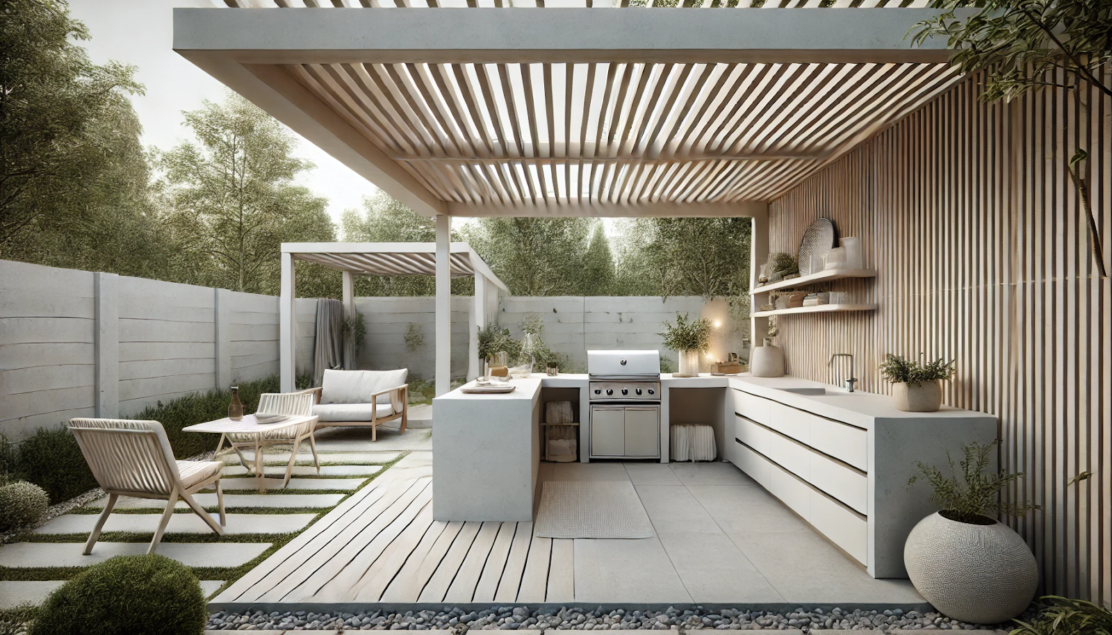 covered outdoor kitchen ideas