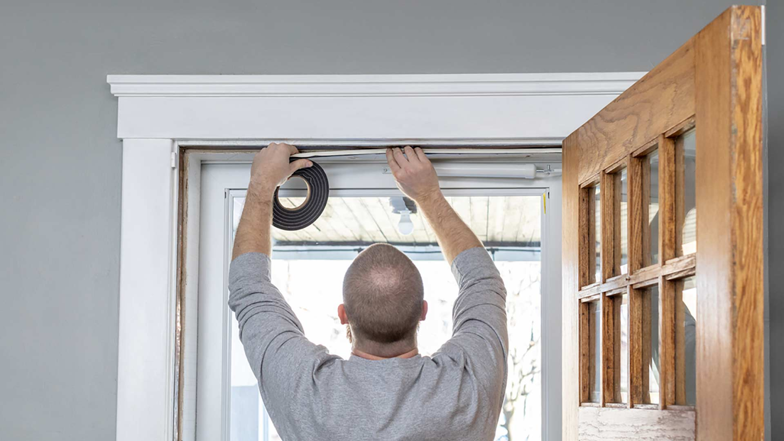 how to replace the weather stripping on a door