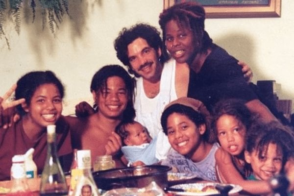 Joel Smollett with his family