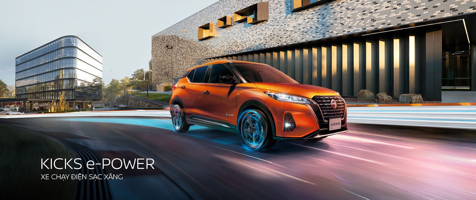 Dòng xe hybrid vừa chạy xăng vừa chạy điện Nissan Kicks e-POWER