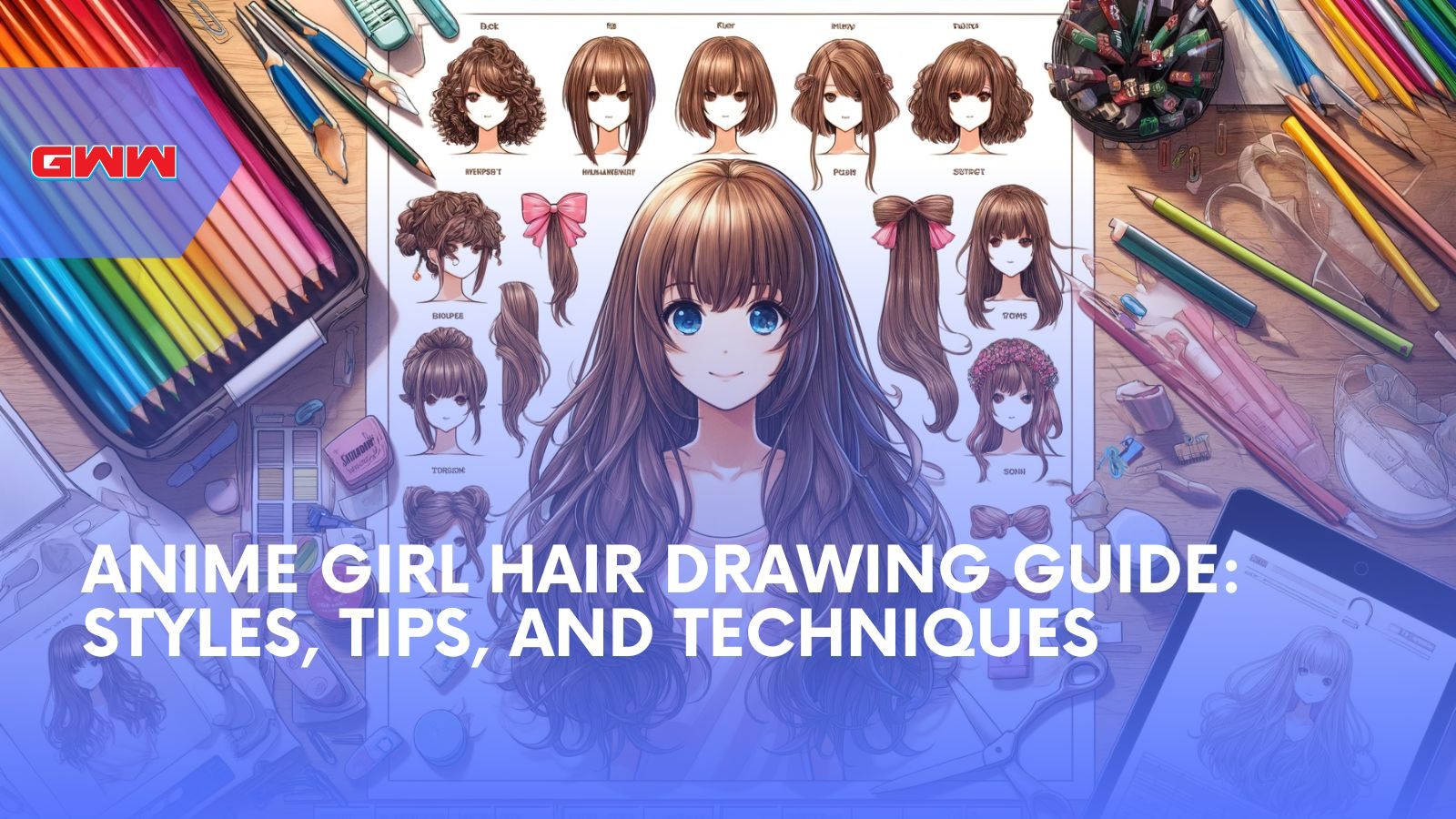 Anime Girl Hair Drawing Guide: Styles, Tips, and Techniques