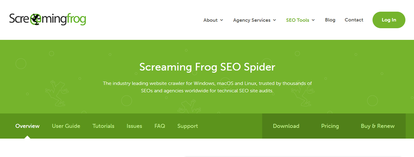 Screaming Frog (Limited free version)