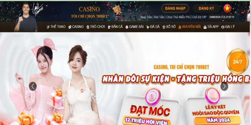 Mở ra website chính thức