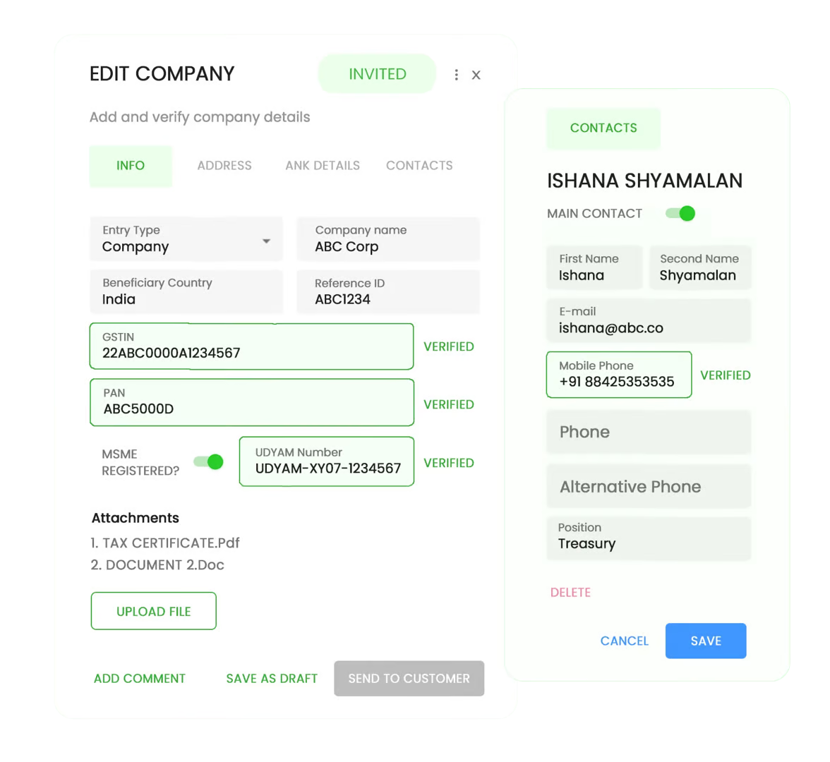 vendor onboarding software form