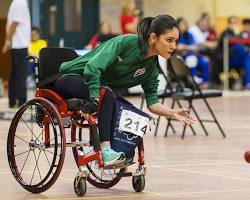 Image of Boccia wheelchair