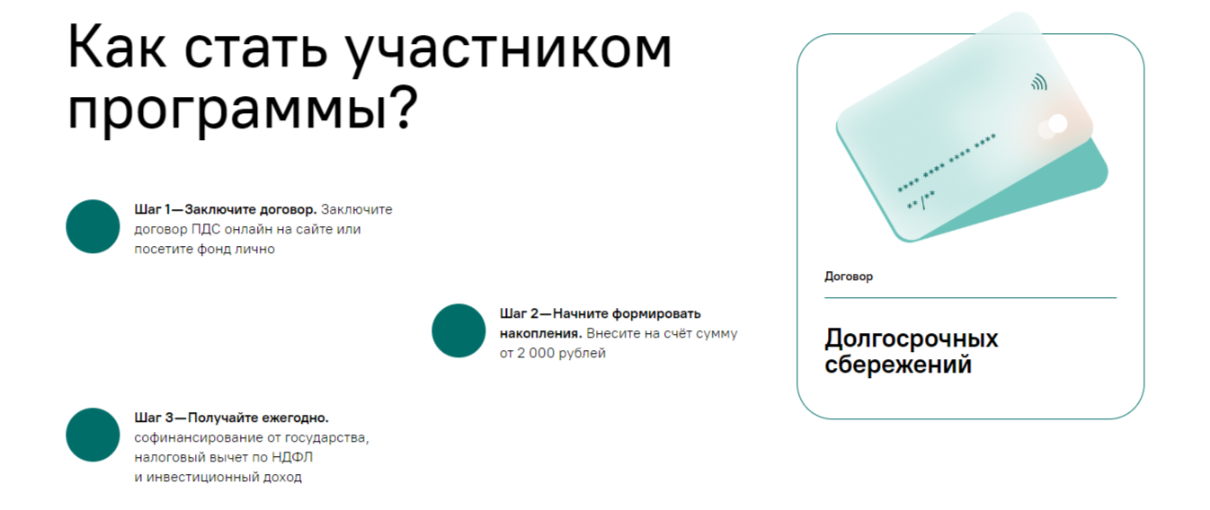 Как открыть счет с программой долгосрочных сбережений в НПФ «Национальный» 
