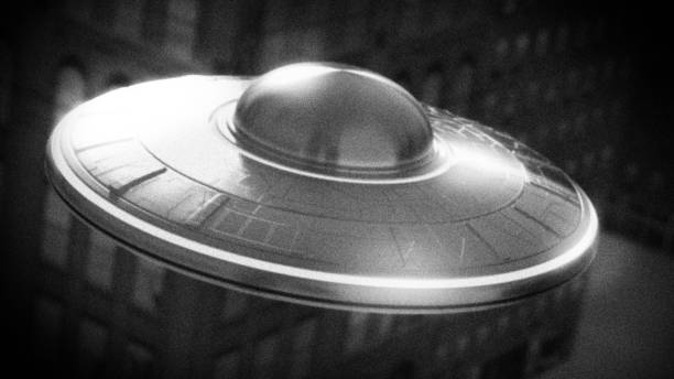 Alien Ufo Spaceship 1950s Style Stock Photos, Pictures & Royalty-Free ...