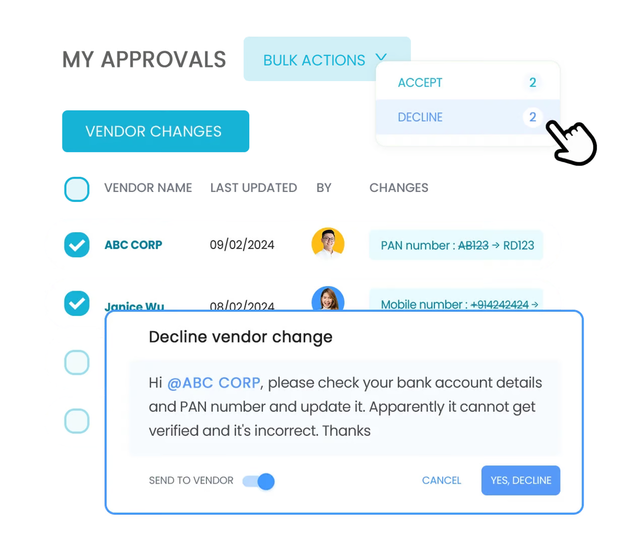 Review and Evaluate Vendor Information for Transparency