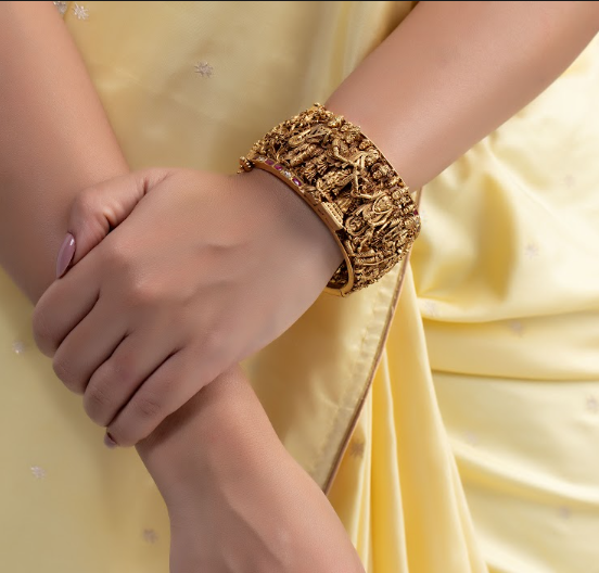 Divine Yellow Gold Bangle Jewellery | CKC Jewellers Online