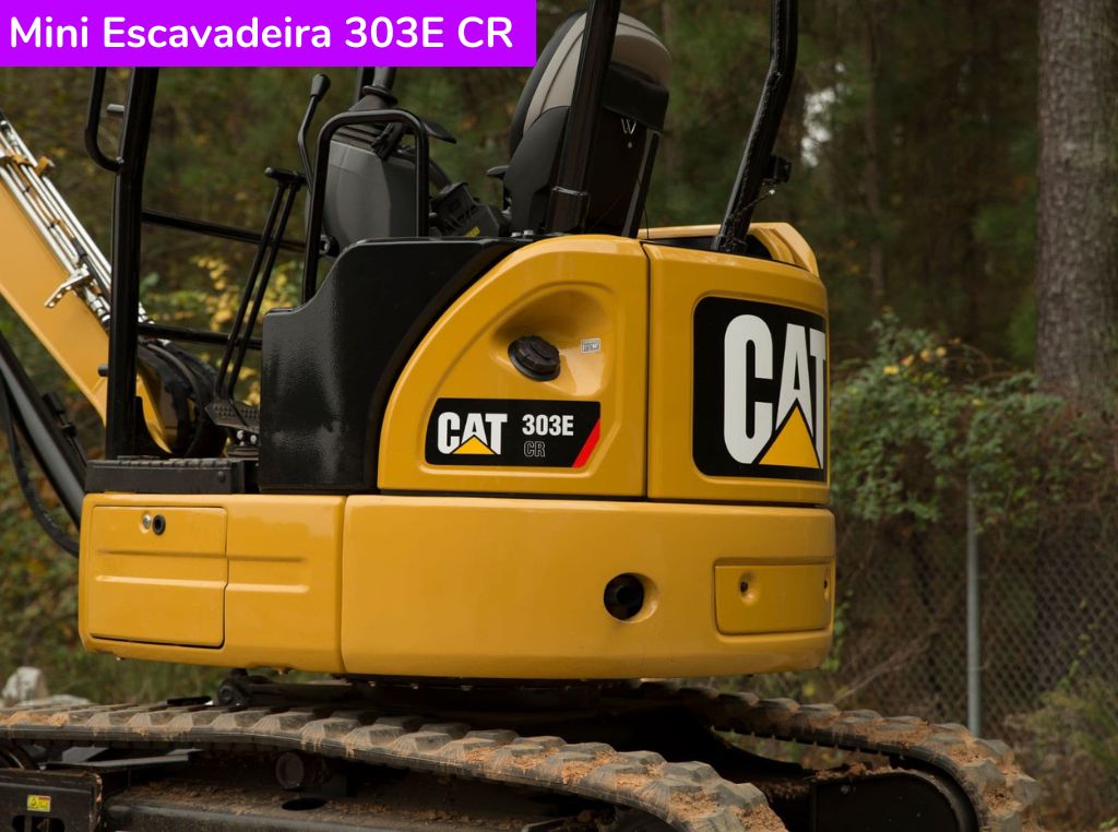 Catálogo Mini Escavadeira 303E CR Caterpillar