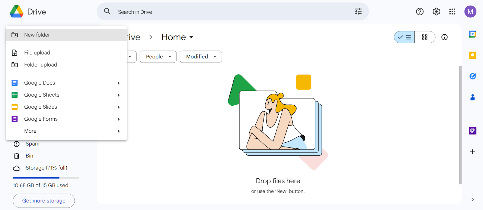 Google Drive Interface