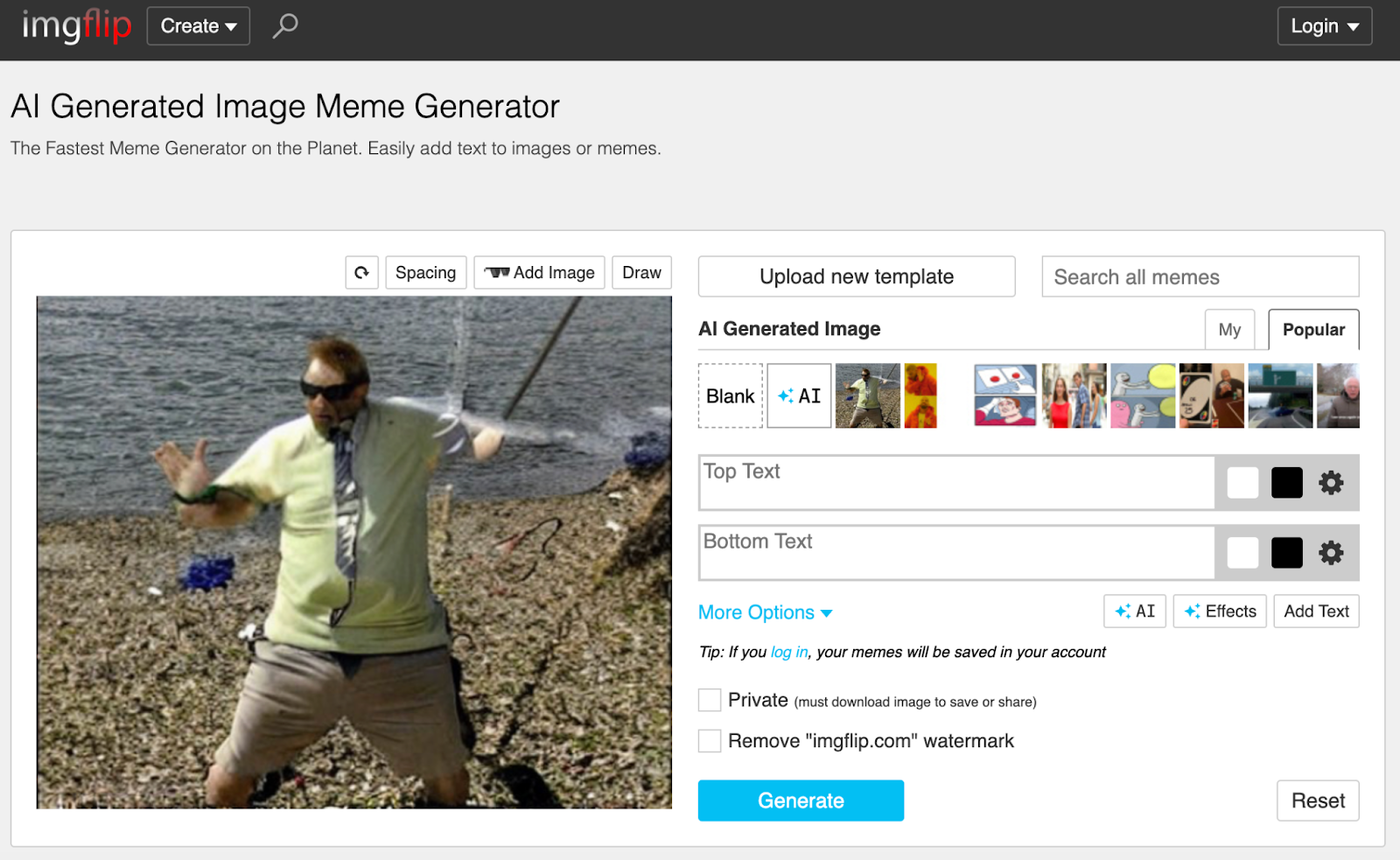 Imgflip AI Meme Generator