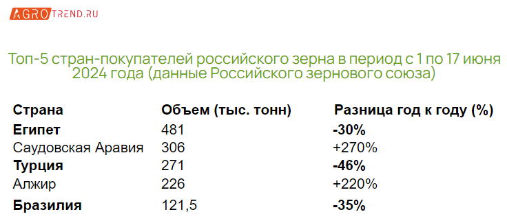 Экспорт зерна в июне: тенденции и прогнозы