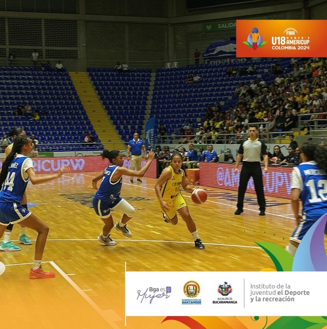 Avanza el FIBA Womens ́Americup U18, porprimera vez en Colombia y desde Bucaramanga