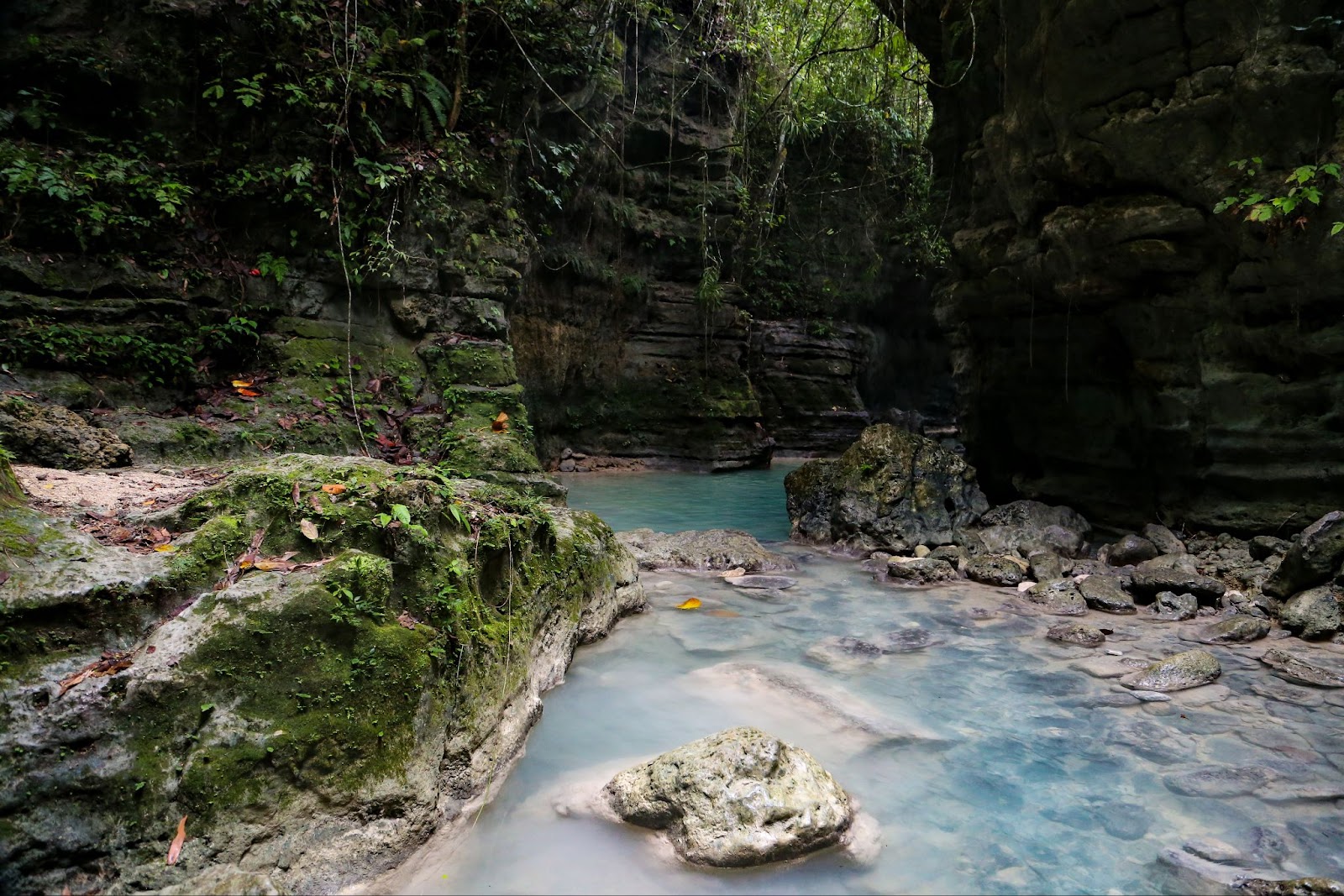 Badian River in Cebu, Philippines.