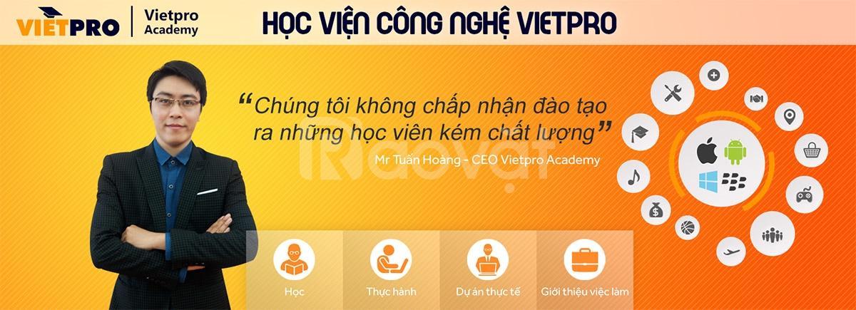 Khoá học tại học viện Vietpro nhất định sẽ giúp bạn trở thành lập trình viên chuyên nghiệp