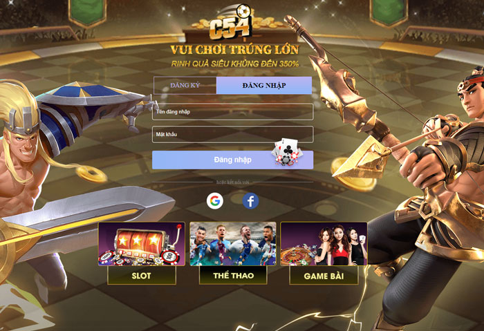 Thao tác 4 bước đơn giản để đặt cược tại live casino của c54