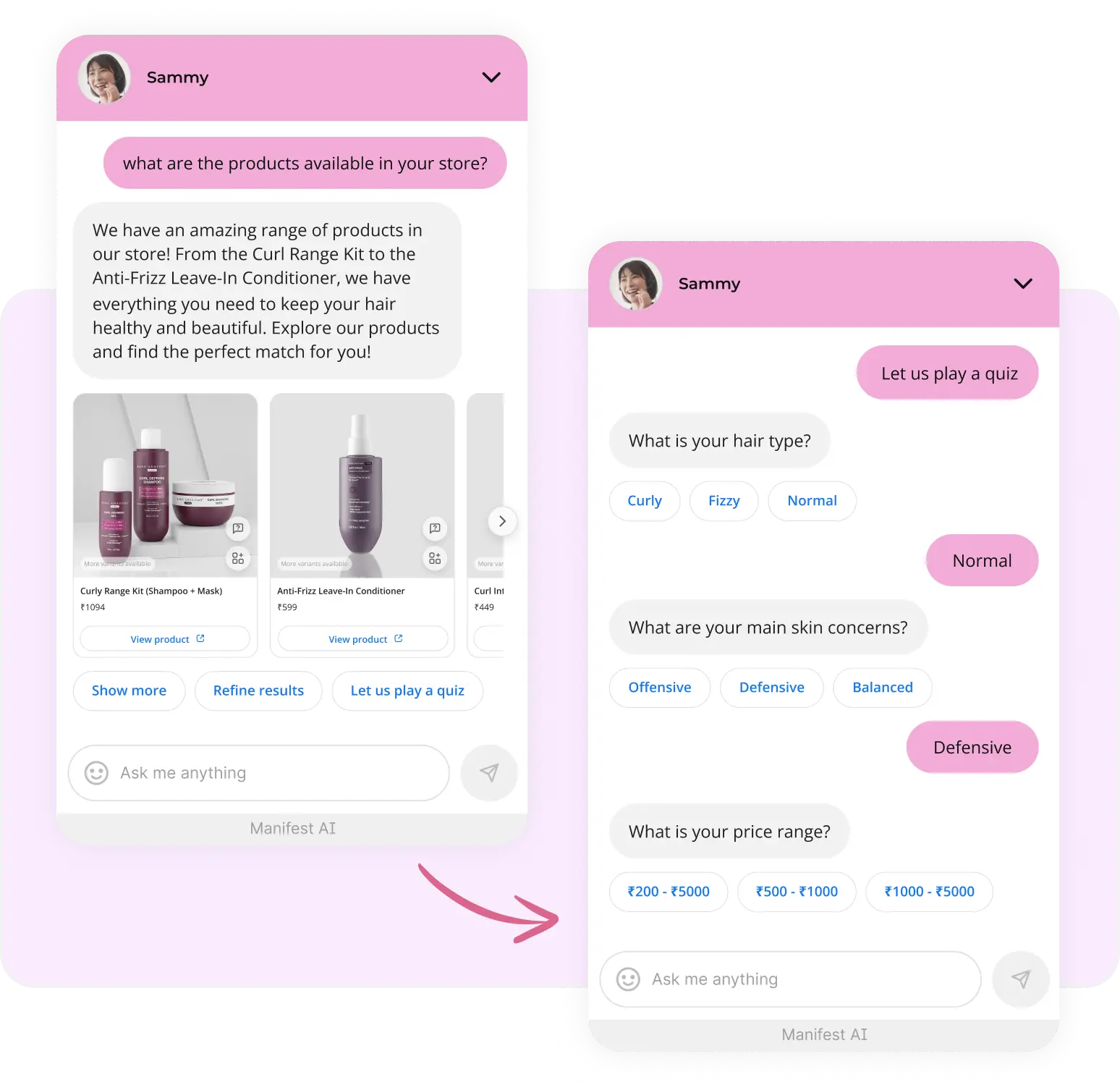 eCommerce Trends - Manifest AI Chatbot