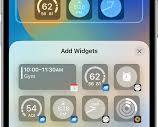 Imagem de Adding widgets to iPhone home screen