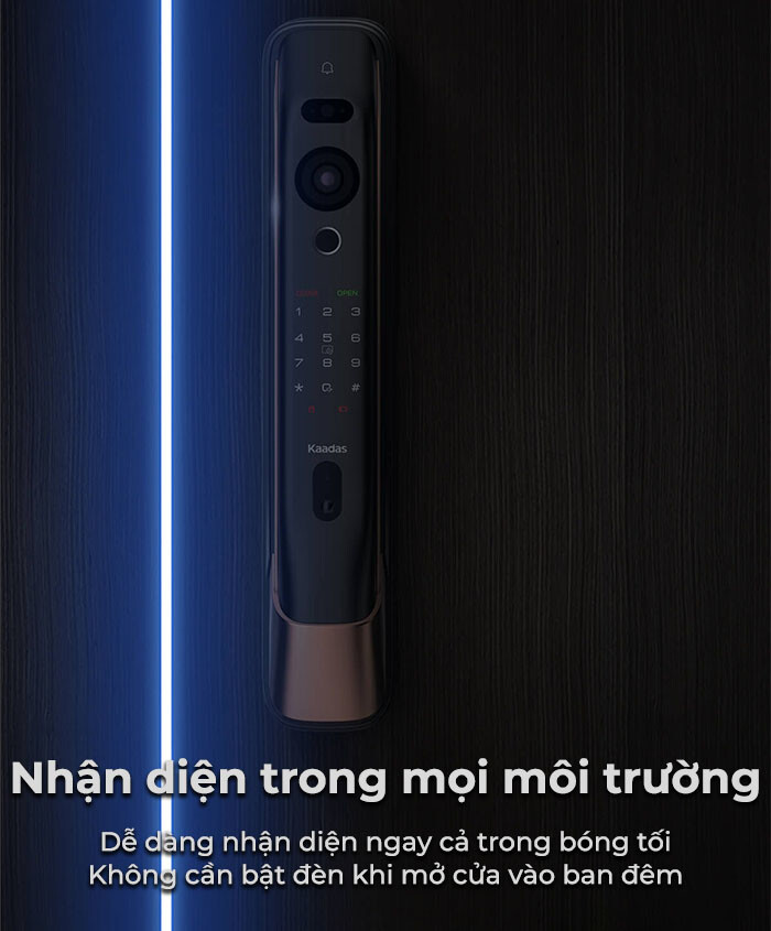 Camera hồng ngoại mở khoá ngay cả trong bóng đêm