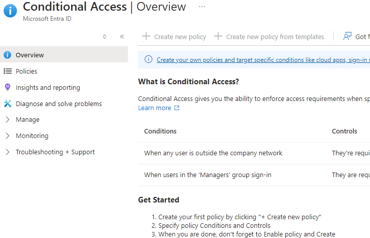 Conditional Access overview in Azure