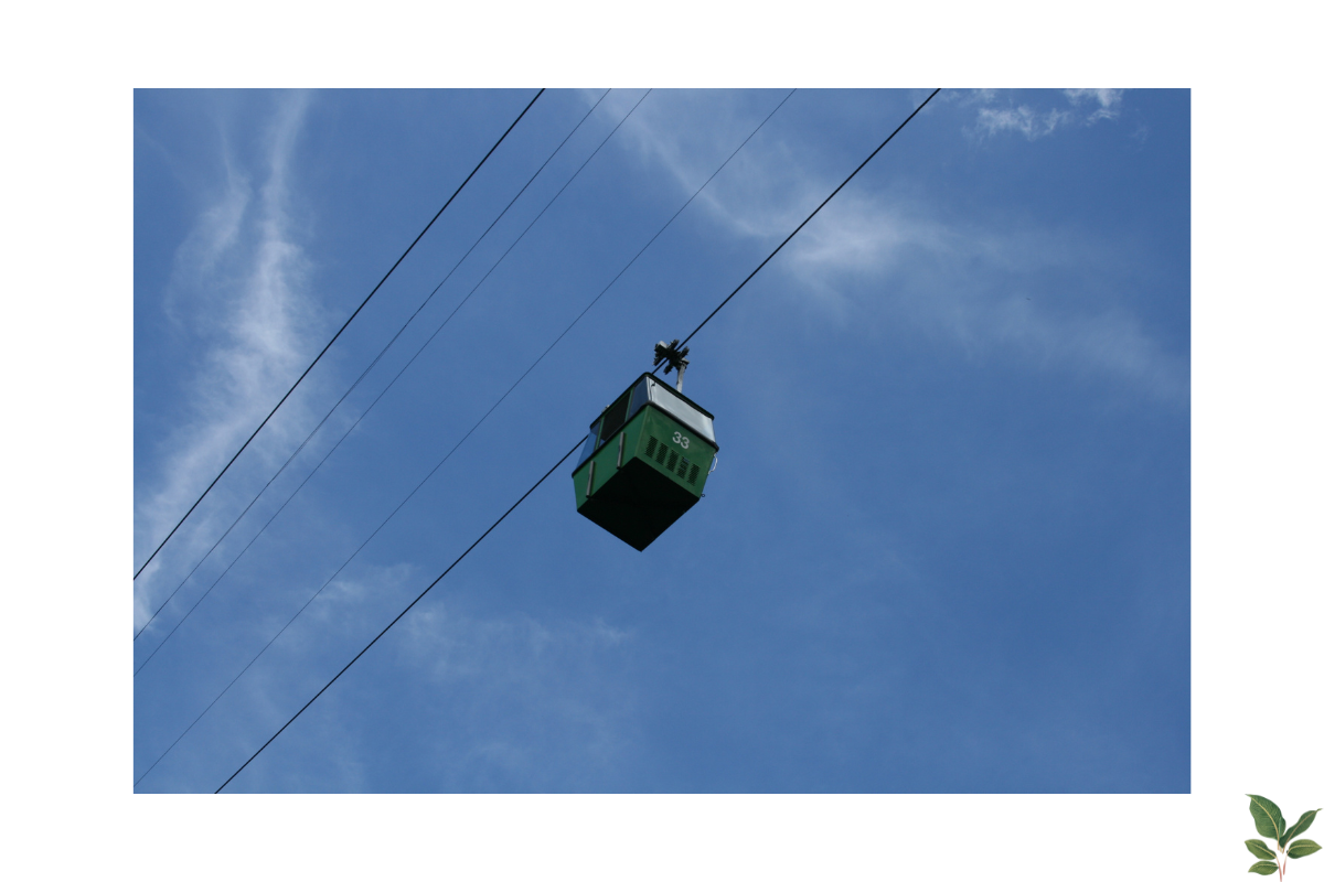 Sky tram in La Fortuna 