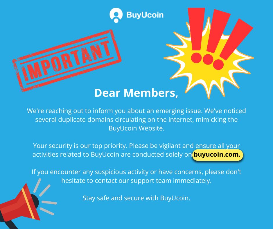 Beware of Duplicate BuyUcoin Domains Scamming Users