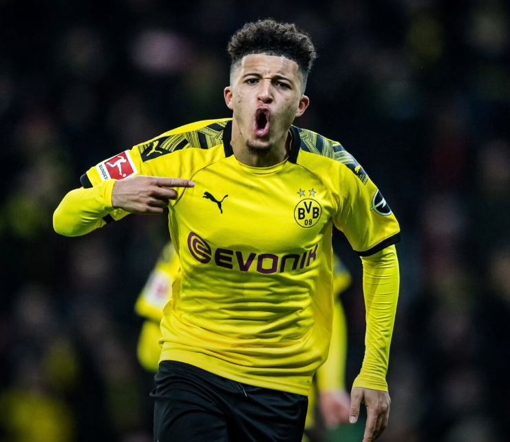 Jadon Sancho proslava gola