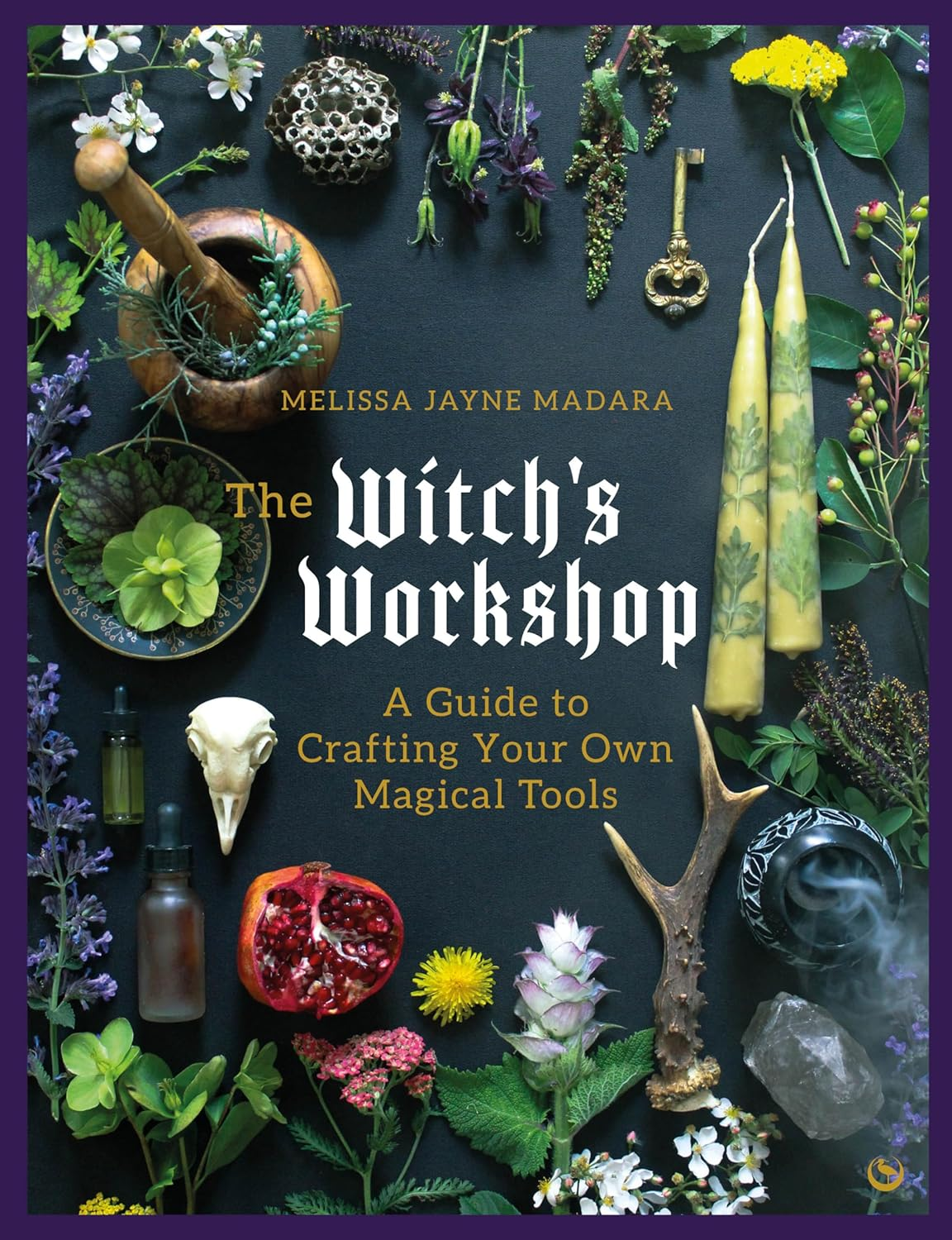 Picture of the book front cover of The Witches Workshop By Melissa Jayne Madara 