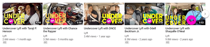 undercover lyft