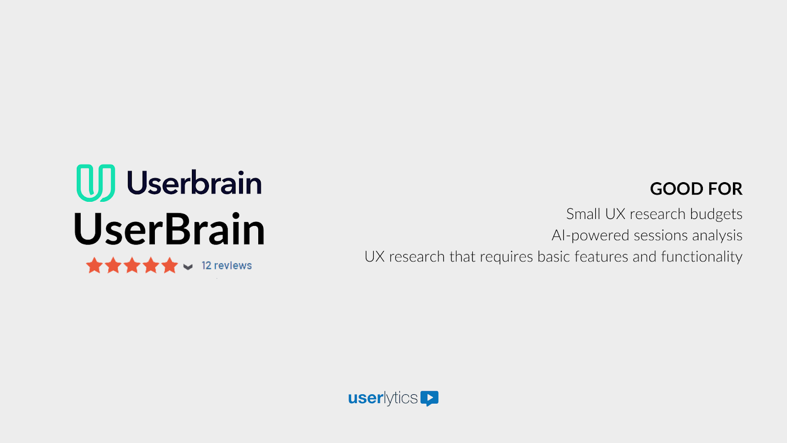 UX testing tool n°4: UserBrain