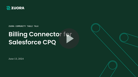 Billing Connector for Salesforce CPQ
