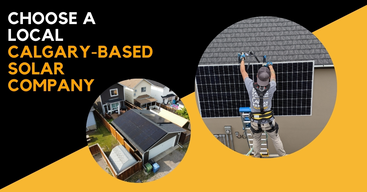 Choose a Local Calgary-based Solar Company